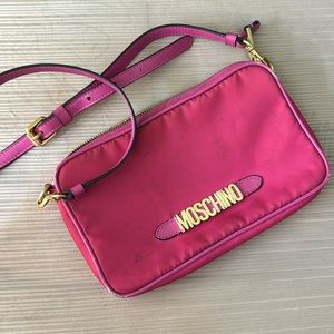 Moschino crossbody pink bag